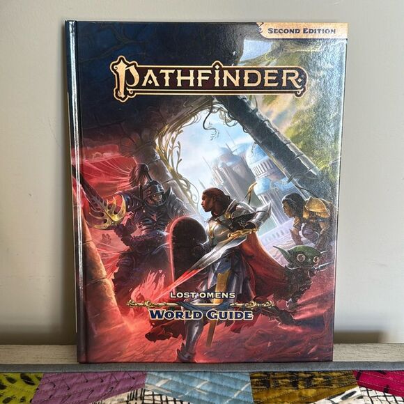 Pathfinder Lost Omens World Guide Hardcover Book & Map - Picture 1 of 9